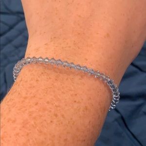 Light blue Swarovski crystal bracelet